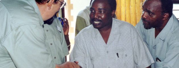 Lanny African handshake