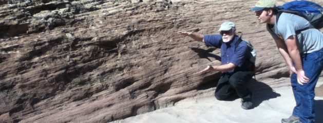Dave & Brian with sandstone layers